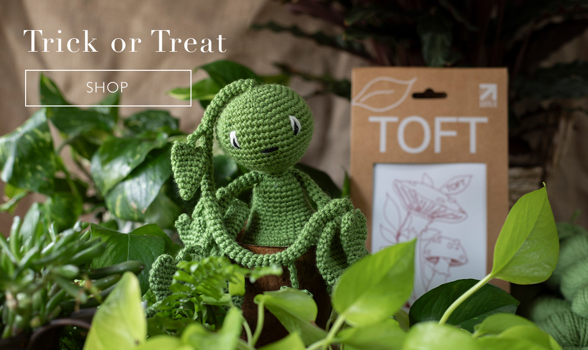 toft trick or treat lucky dip mushroom houseplants toadstools halloween handdye limited